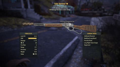 Sole Survivor (weapon) .